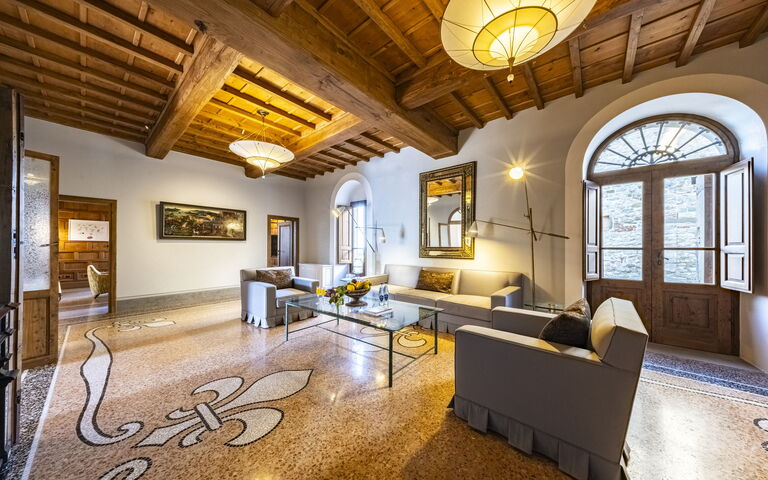 Villa Tenuta Casenuove: Wohnzimmer