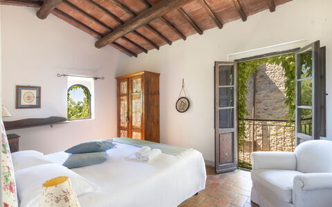 Unterkunft Granaio: Schlafzimmer