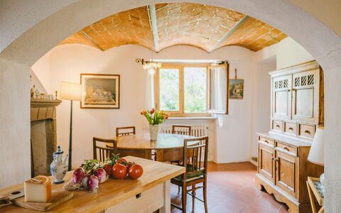 Unterkunft Corte: Esszimmer, Küche