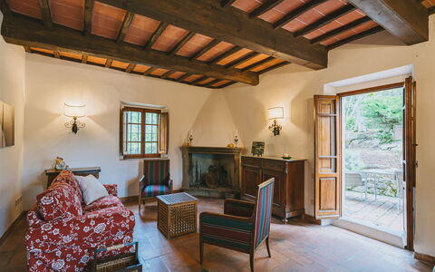 Unterkunft Villa: Wohnzimmer