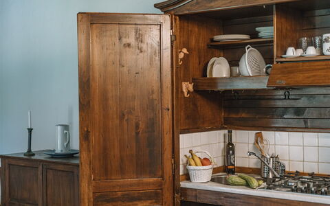 Unterkunft Loggetta: Küche