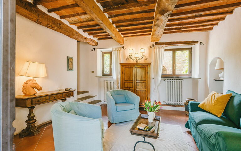 Unterkunft Corte: Wohnzimmer