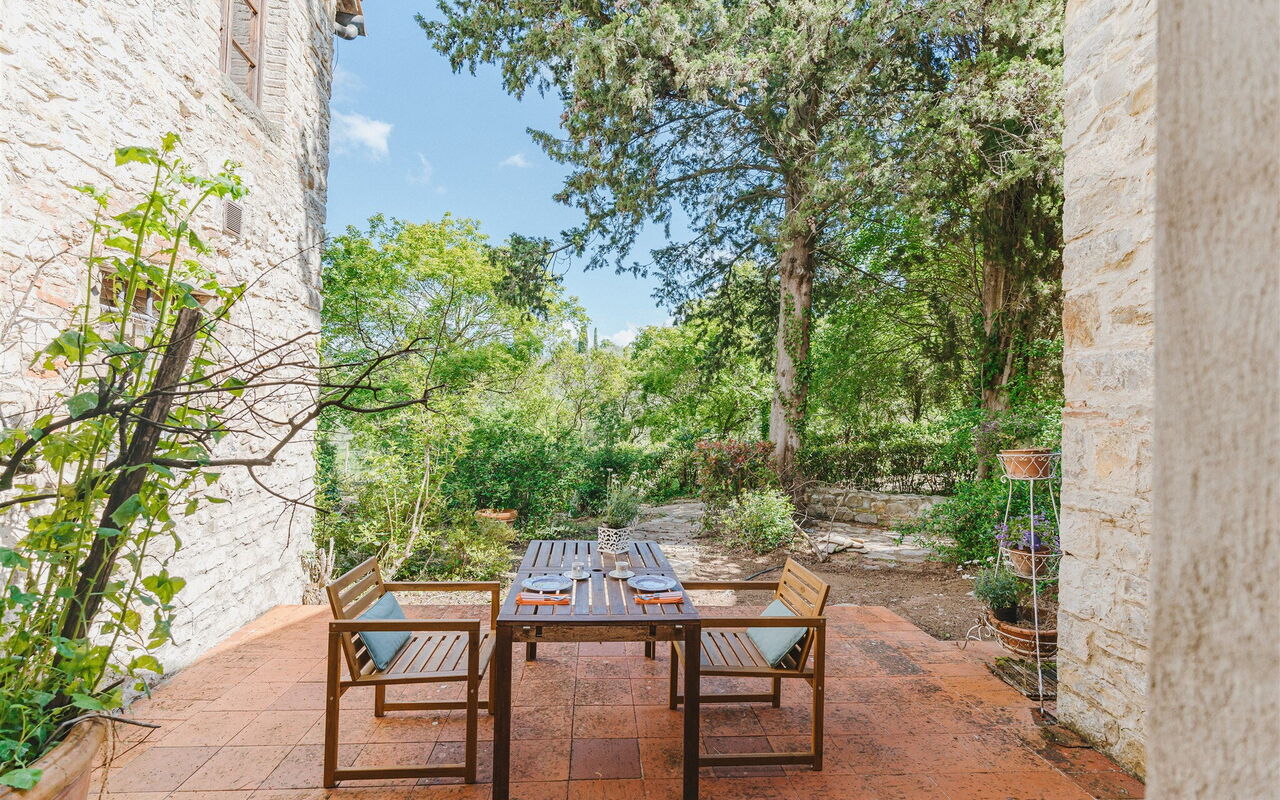 Unterkunft Corte: Balkon / Terrasse / Patio