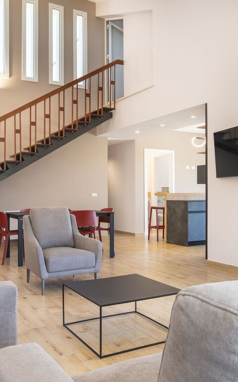 Villa Aversa: Esszimmer, Wohnzimmer