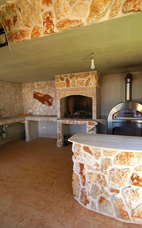 Trullo Samanta: Balkon / Terrasse / Patio, Draussen, Garten, Küche