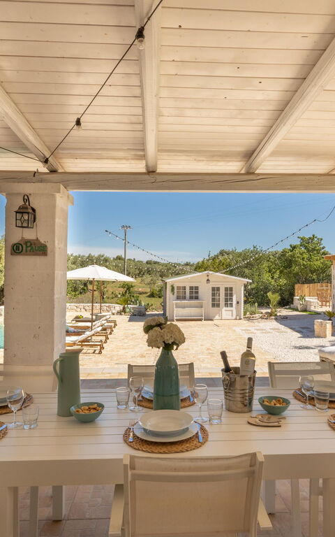 Villa Lampu Di Luce: Balkon / Terrasse / Patio, Draussen, Schwimmbad