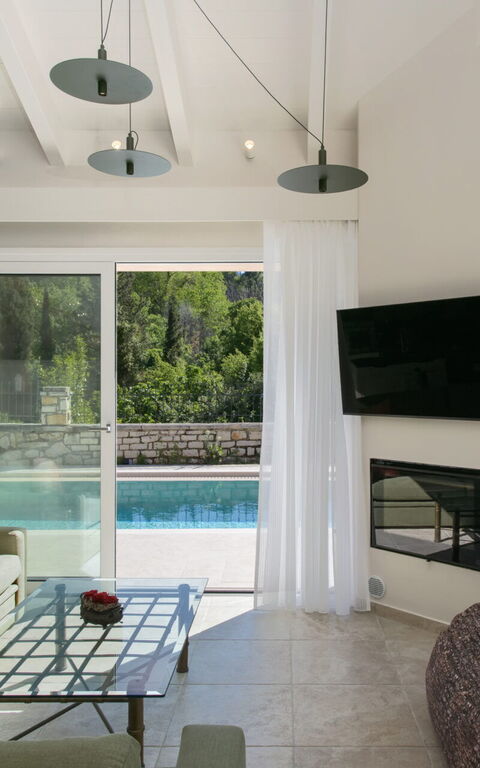 Villa Eleas Ikos: Wohnzimmer