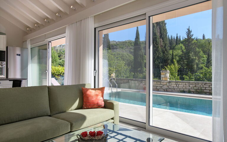 Villa Eleas Ikos: Wohnzimmer