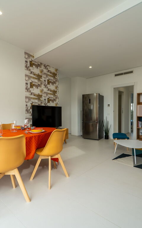 Villa Pizzolungo: Esszimmer, Wohnzimmer