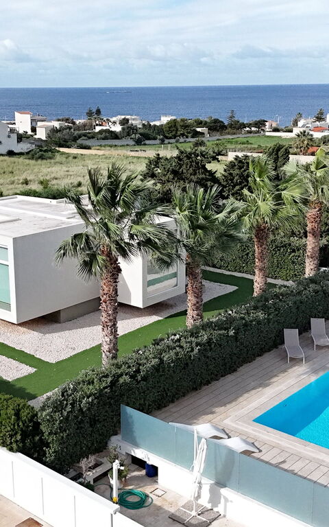 Villa Pizzolungo: Ansichten, Draussen, Schwimmbad