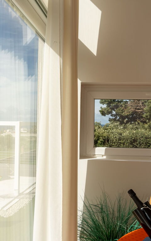 Villa Pizzolungo: Esszimmer, Wohnzimmer