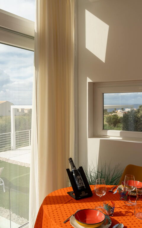 Villa Pizzolungo: Esszimmer, Wohnzimmer