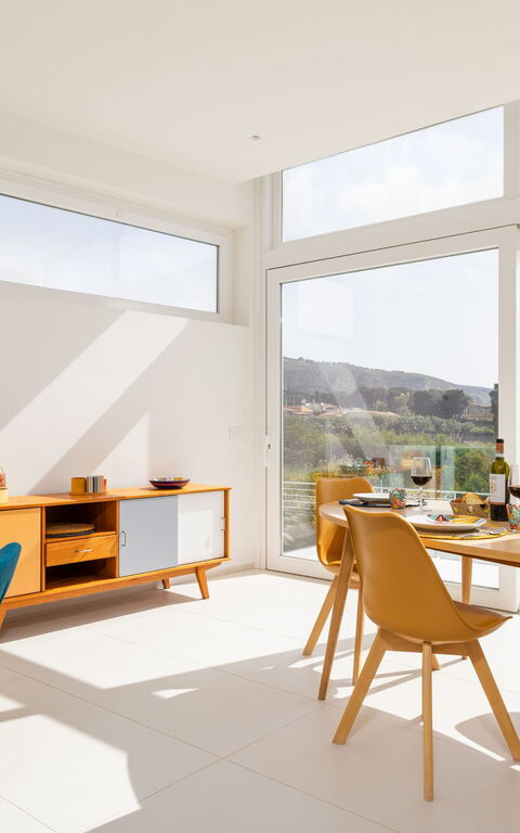 Villa Pizzolungo: Esszimmer, Wohnzimmer
