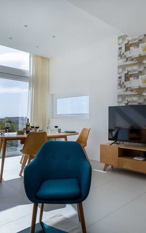 Villa Pizzolungo: Esszimmer, Wohnzimmer