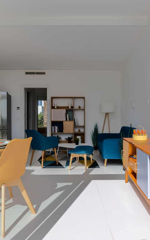 Villa Pizzolungo: Esszimmer, Wohnzimmer
