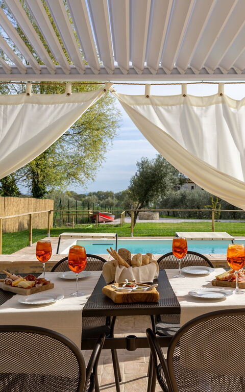 Villa Anna: Balkon / Terrasse / Patio, Draussen, Garten, Schwimmbad