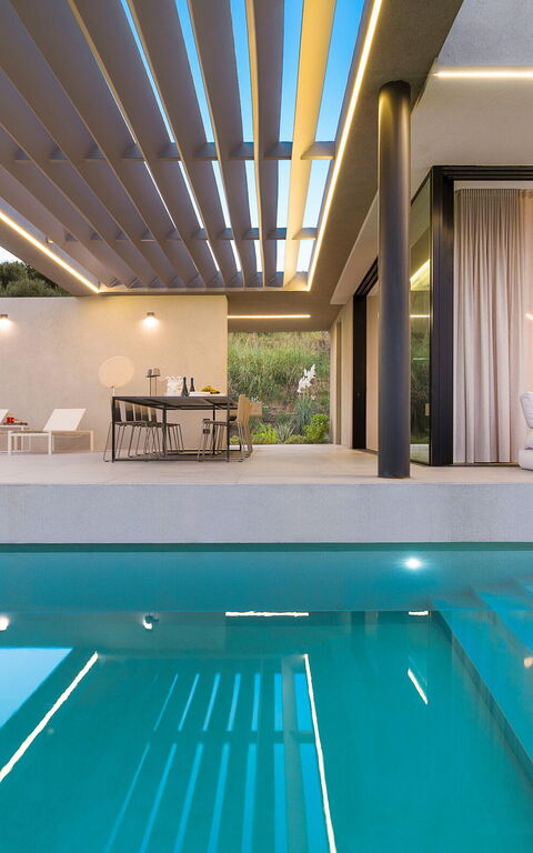 Villa Calypso: Außen, Draussen, Schwimmbad