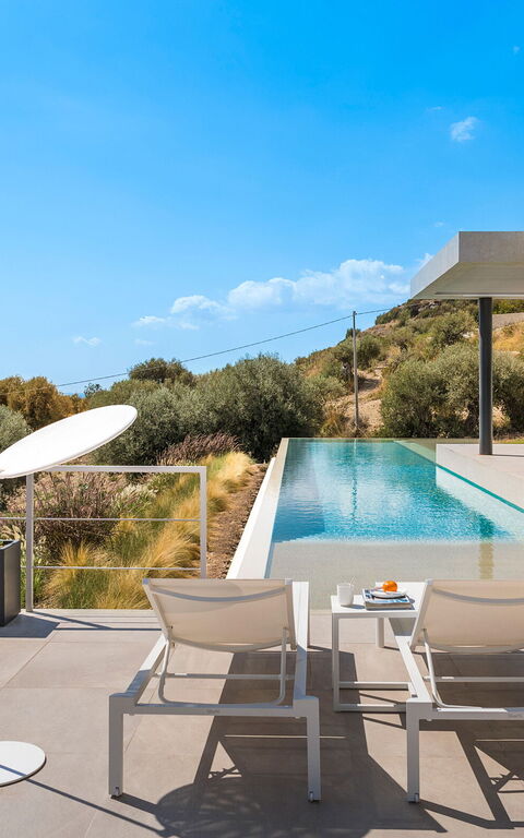 Villa Calypso: Außen, Balkon / Terrasse / Patio, Draussen