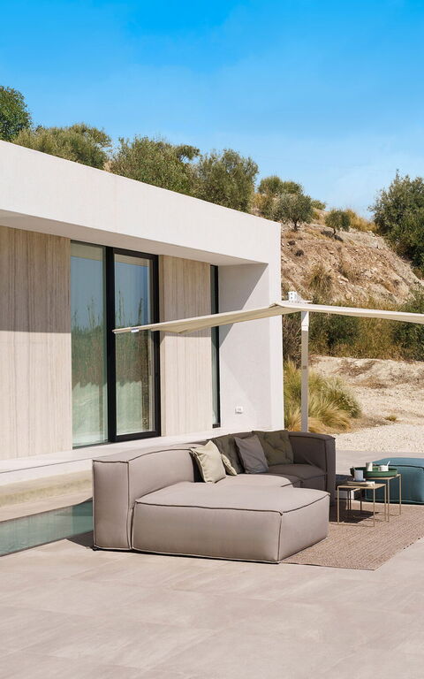 Villa Calypso: Außen, Balkon / Terrasse / Patio, Draussen