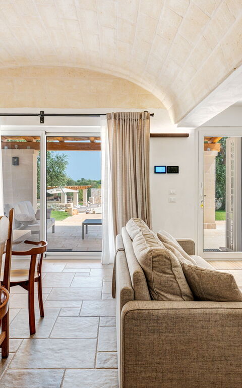 Trulli di Luccio: Esszimmer, Wohnzimmer