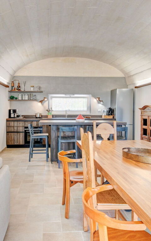 Trulli di Luccio: Esszimmer, Wohnzimmer