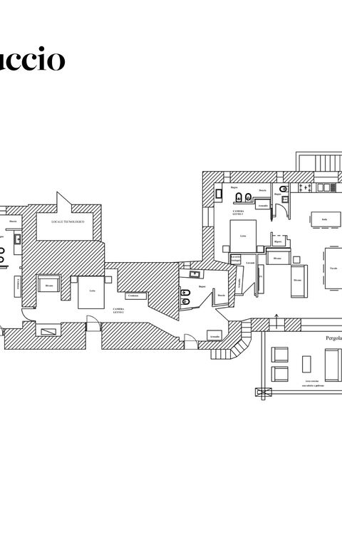 Trulli di Luccio: Planimetrie
