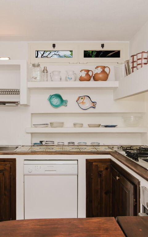 Villa Cala Serena: Küche