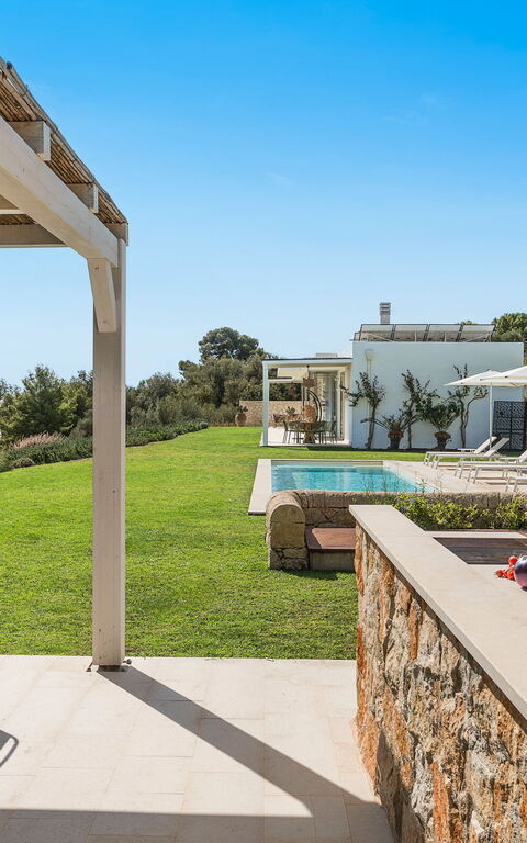 Villa Petite Afrique: Außen, Balkon / Terrasse / Patio, Draussen, Garten, Schwimmbad