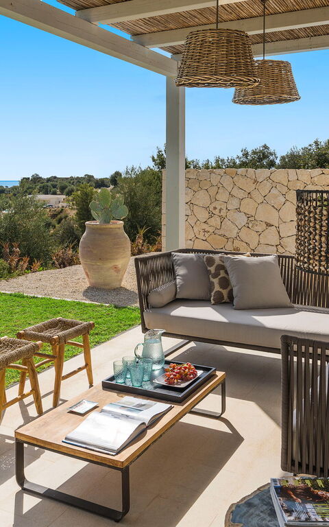 Villa Petite Afrique: Außen, Balkon / Terrasse / Patio, Draussen, Garten