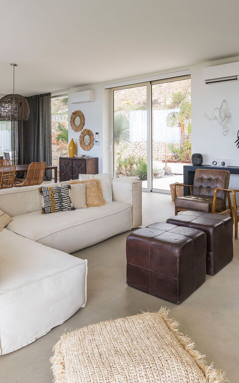 Villa Petite Afrique: Wohnzimmer