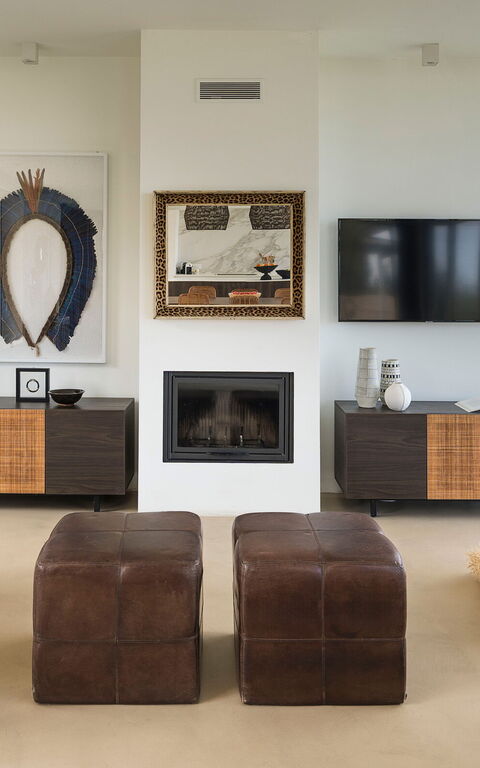 Villa Petite Afrique: Wohnzimmer