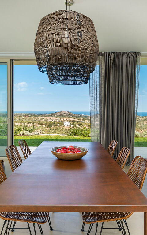 Villa Petite Afrique: Esszimmer