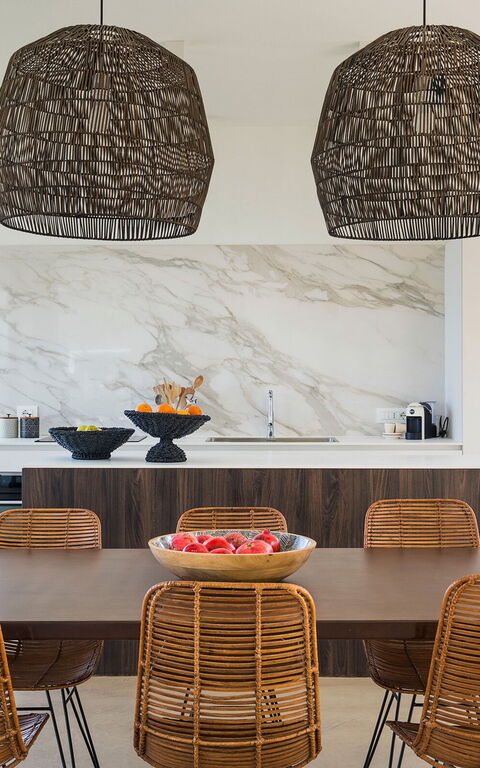 Villa Petite Afrique: Esszimmer