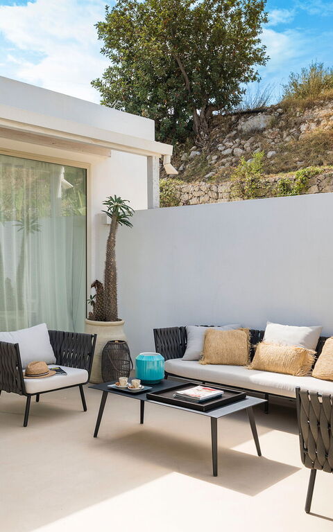 Villa Petite Afrique: Außen, Balkon / Terrasse / Patio, Draussen