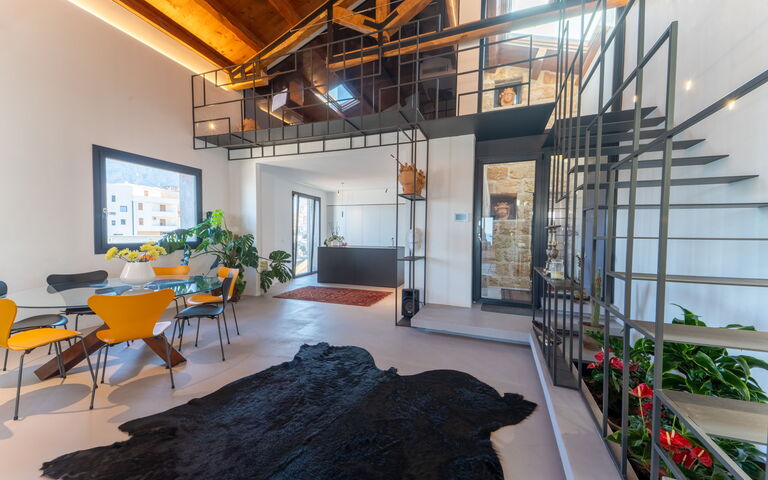 Punta Marina Luxury House: Esszimmer, Wohnzimmer