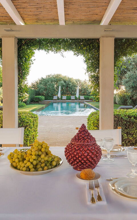 Domus Olivae: Außen, Balkon / Terrasse / Patio, Draussen