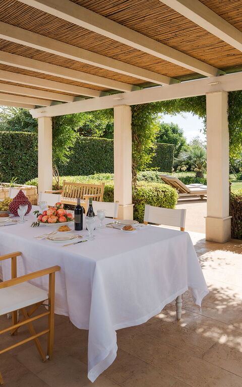 Domus Olivae: Außen, Balkon / Terrasse / Patio, Draussen