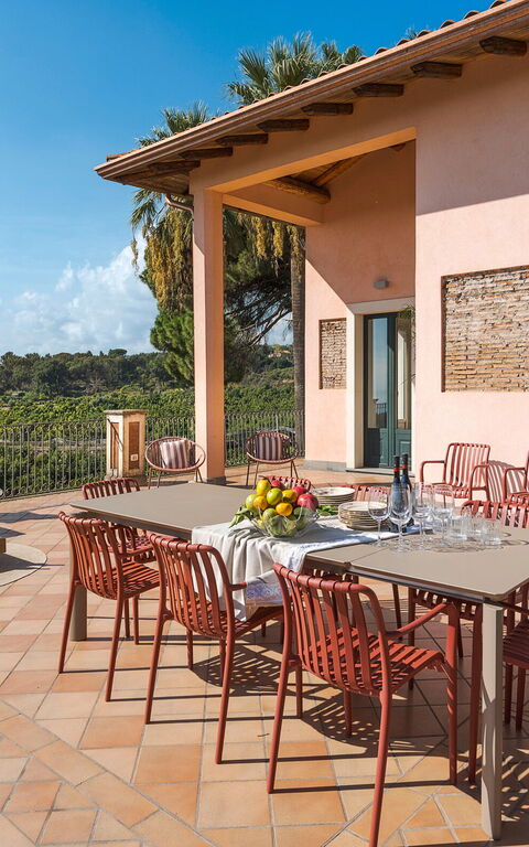 Villa Agrume: Außen, Balkon / Terrasse / Patio, Draussen