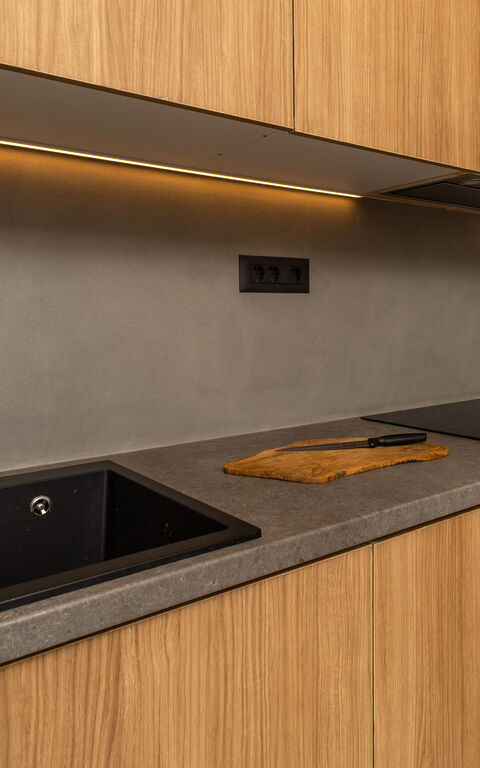 Lofos Horizon Villa: Küche