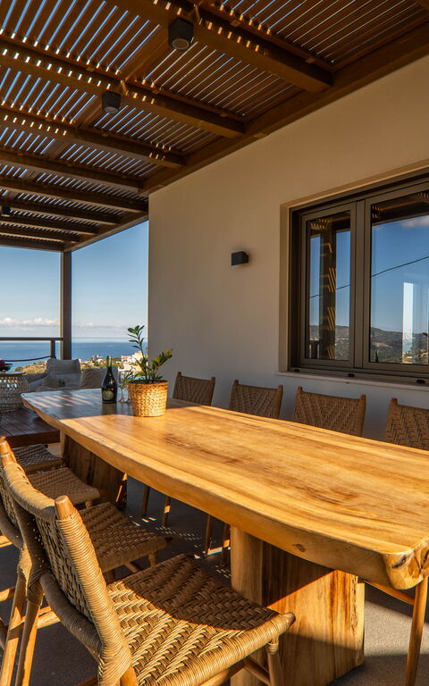 Lofos Horizon Villa: Außen, Balkon / Terrasse / Patio, Draussen