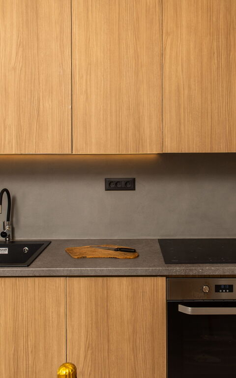 Lofos Horizon Villa: Küche