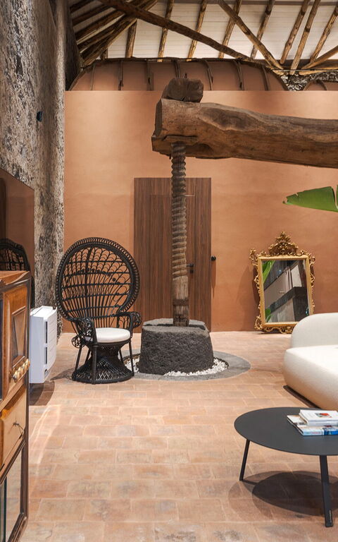 Muna Retreat: Wohnzimmer, Zimmerdetails