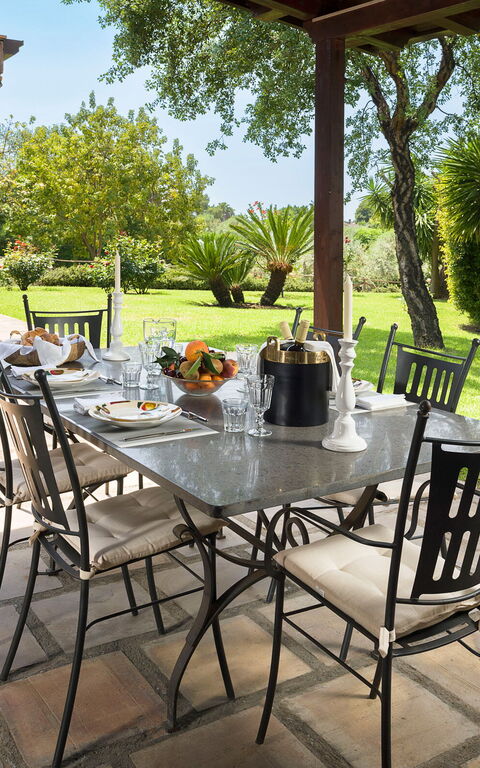 Villa Saracina: Außen, Balkon / Terrasse / Patio, Draussen