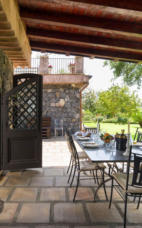 Villa Saracina: Außen, Balkon / Terrasse / Patio, Draussen