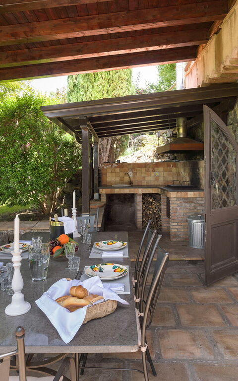 Villa Saracina: Außen, Balkon / Terrasse / Patio, Draussen