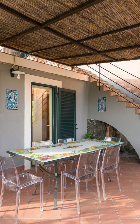 Villa Saracina: Außen, Balkon / Terrasse / Patio, Draussen