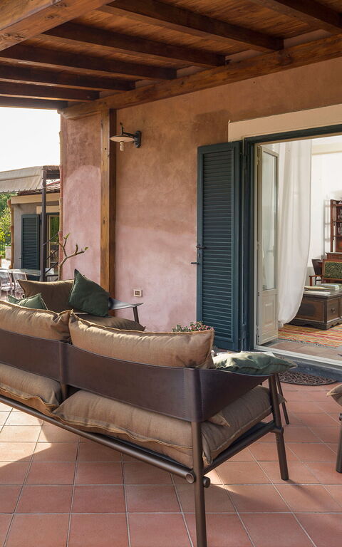 Villa Saracina: Außen, Balkon / Terrasse / Patio, Draussen