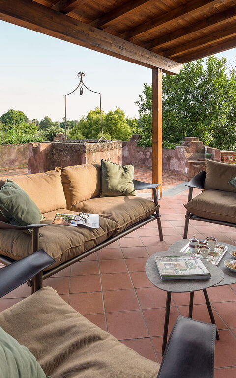 Villa Saracina: Außen, Balkon / Terrasse / Patio, Draussen