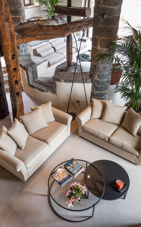 Villa Continella: Wohnzimmer