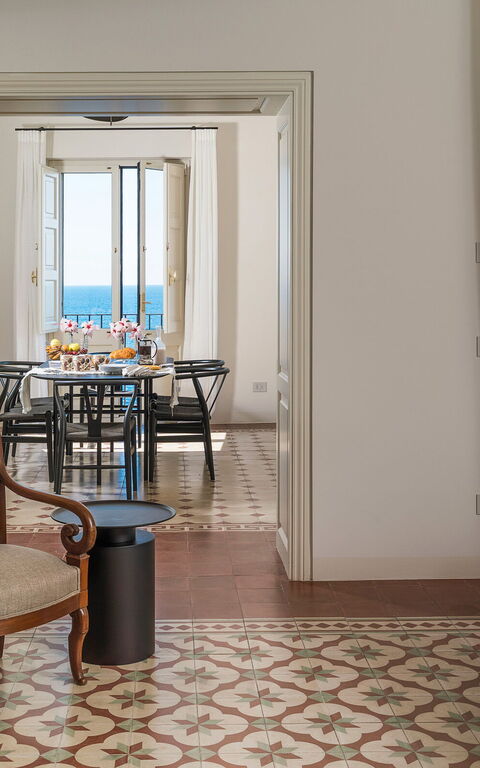 Villa Continella: Wohnzimmer